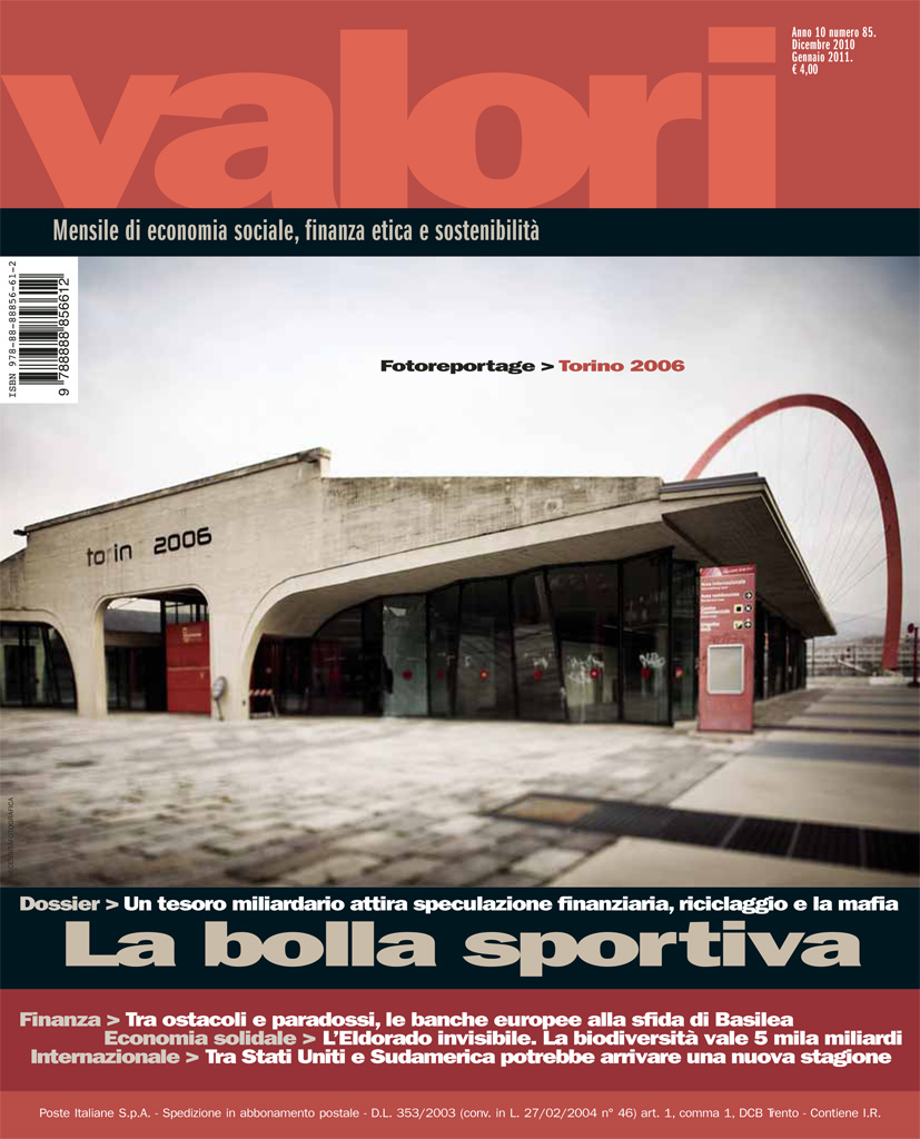 Reportage: architectures of Torino 2006 on the magazine Valori. copyright © _nf