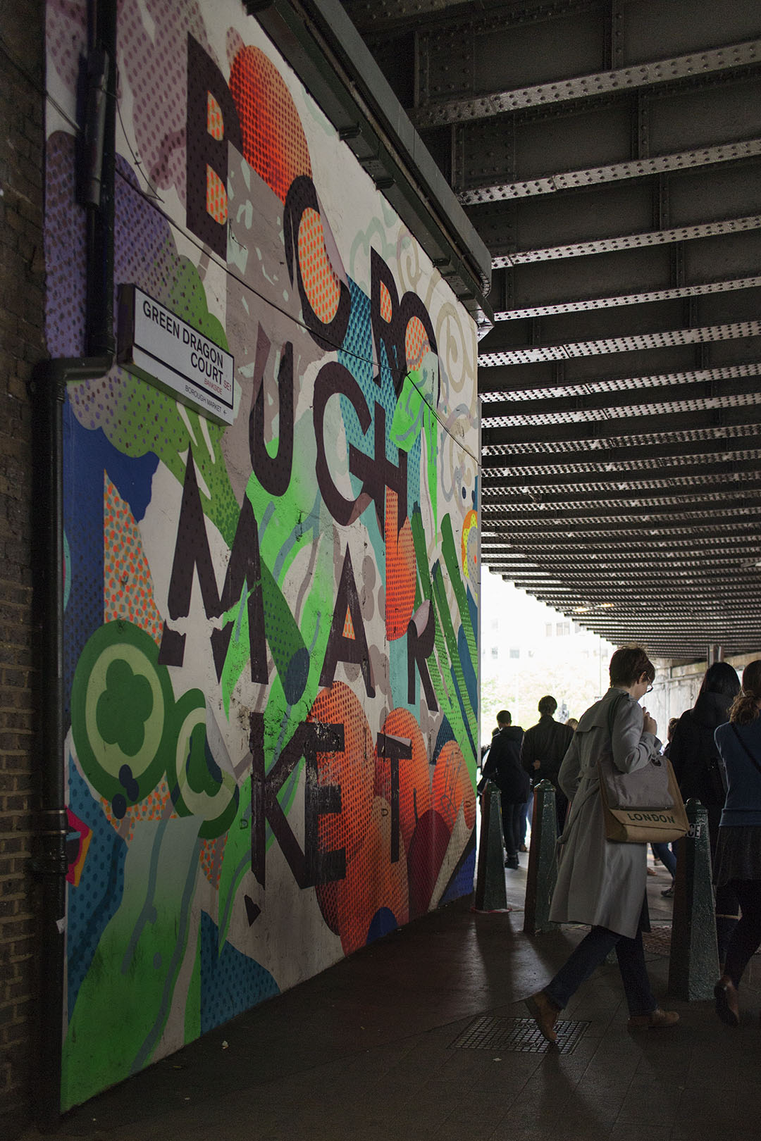 London Borough Market murales - Dove mangiare a Londra?